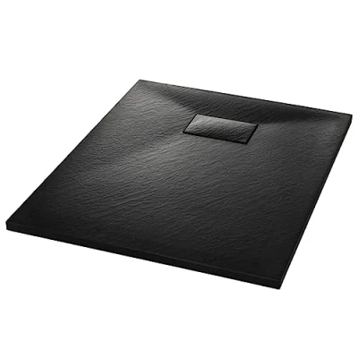 Image of vidaXL Shower Base Tray 90x70 cm Low Profile, Durable, Easy Entry &amp; Exit, Skid Resistant, to Clean SMC Material Modern Bathroom Accessory