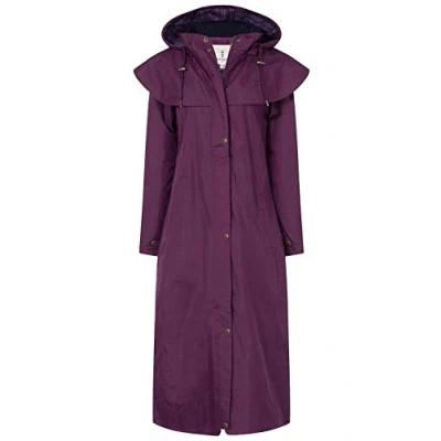 Image of LightHouse Outback Womens Full Length Waterproof Raincoat (Plum, 18)