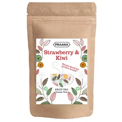 Image of PRAANA TEA Strawberry &amp; Kiwi Fruit Infusion Catering 500 g