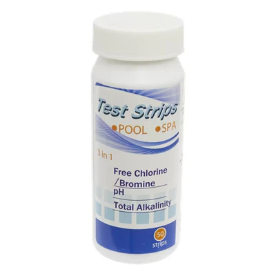 Image of Dellonda 3 in 1 Chlorine, PH &amp; Alkalinity Test Strips DL32