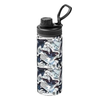 Image of Killer Whale 18oz Sports Insulated Water Bottle Stainless Steel Outdoor