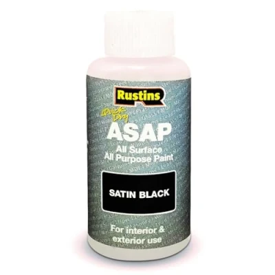 Image of RUSTINS ASAP Paint, Black, 50 ml (Pack of 1)