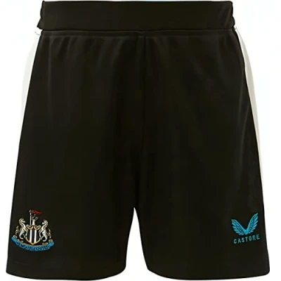 Image of Castore Boys NUFC Home Shorts Junior 2022 2023 Black 13 Years