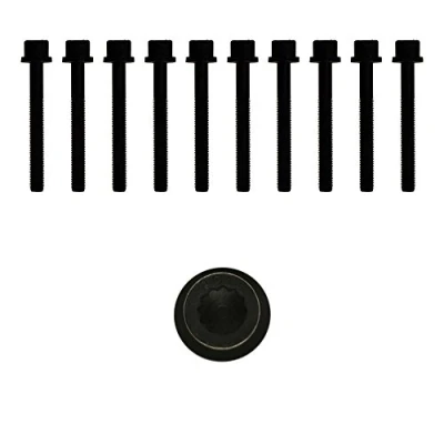 Image of 030103384x10 Cylinder Head Bolt Kit AJUSA 81020900 Female Star 10 VOLKSWAGEN: Polo II Coupe