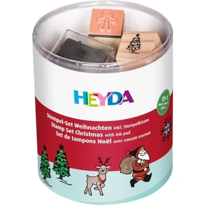 Image of Heyda 204888480 Stamp Tin (Christmas) Design Size: Approx. 1.5 x cm