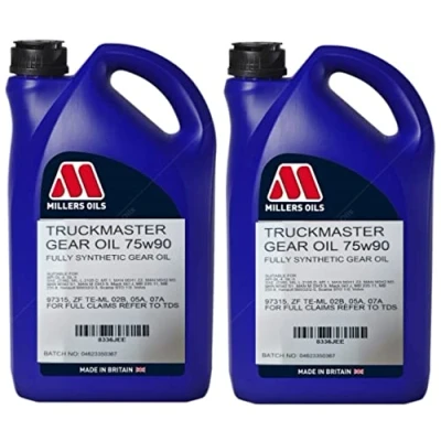 Image of Millers Oils Truckmaster 75W90 GL4 GL5 Fully Synthetic Gear Oil, 10 Litres
