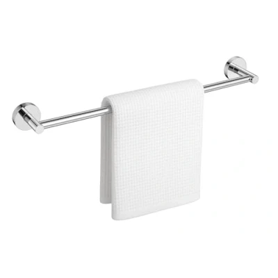 Image of Manissa Towel Bar Long Bathoom Rack Length 610mm Made from 304 Grade Stainless Steel (Mirror Polished Steel)