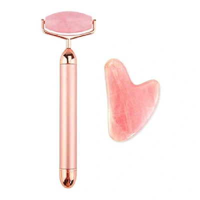 Image of Love My Skin Rose Quartz Facial Sculpting Beauty Set