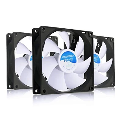 Image of AABCOOLING Super Silent Fan 9 and Efficient 92mm with 4 Anti vibration Pads, Quiet Fan, Computer PC Case Value Pack 3 Pieces 13.6 dB(A), 34 CFM, 1400 RPM
