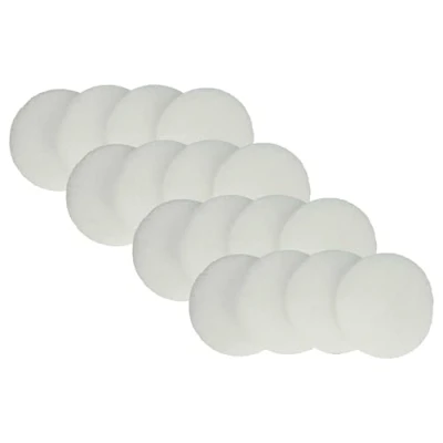 Image of vhbw 16x Pollen Filter Replacement for Zehnder 527006550 Ventilation Unit, Air Filter, White
