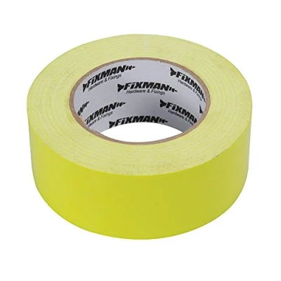 Image of 3 x Heavy Duty Hi Vis Yellow Duct Tape 50mm 50m