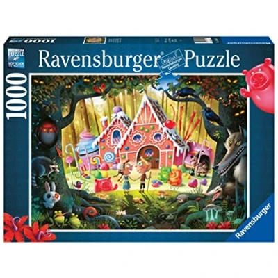 Image of Ravensburger Hansel &amp; Gretal 1000 Piece Jigsaw Puzzle for Adults Kids Age 12 Years Up