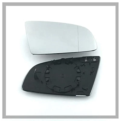 Image of Fits Audi A4, For 2001 to 2007 Heated Base Wide Angle Wing Mirror Glass RIGHT HAND ( UK Driver Side )
