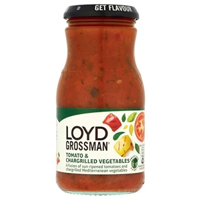 Image of Loyd Grossman Pasta Sauce Tomato &amp; Chargrilled Vegetables (350g) Pack of 6