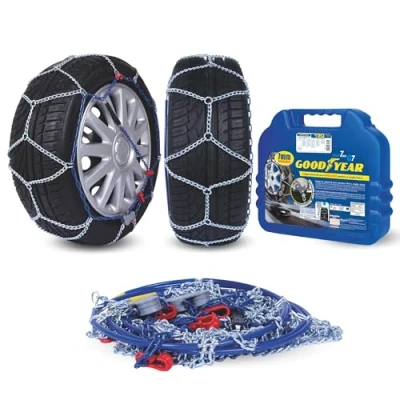 Image of Goodyear 77957: 7 mm Car passenger snow chains, TUV and ONORM approved, Size 120