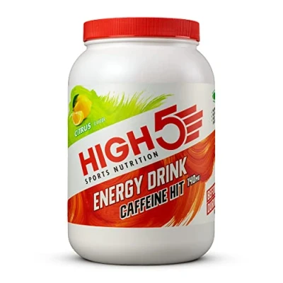 Image of HIGH5 Energy Hydration Drink Caffeine Hit Refreshing Isotonic Mix of Carbohydrates Electrolytes &amp; (Citrus, 1.4kg)