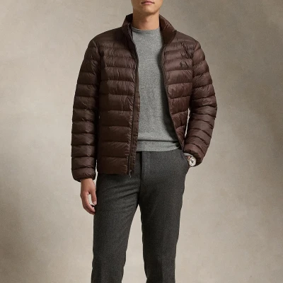 Image of Polo Ralph Lauren THE Colden Packable Jacket Winter jacket, Men&#039;s, Size: Small, Nutmeg brown