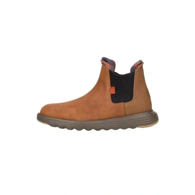 Image of HEYDUDE Men&#039;s Branson Classic Boot Shoes, Cognac, 10 UK