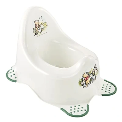 Image of keeeper Winnie Baby Potty, from 18 Months Up to 3 Years, Anti Slip Rubber Feet, Adam, White