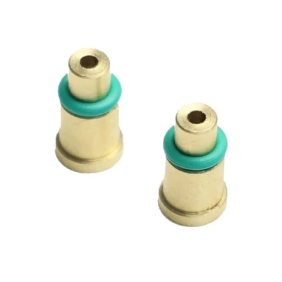 Image of Navrange 2PCS Brass Gas Refill Adapter for S.T Dupont Red Caps Ligne1 Lighter DIY Repair Part
