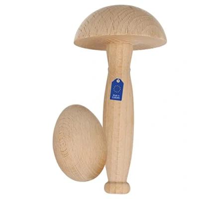 Image of Lantelme 5021 Wooden Darning Egg and Mushroom