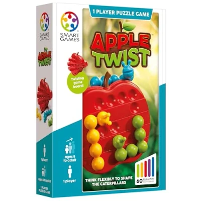 Image of Smart Games Apple Twist, Puzzle Game with 60 Challenges, 5+ Years
