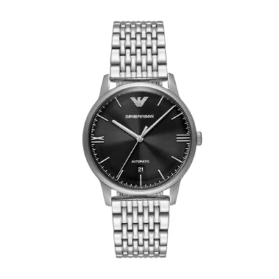 Image of Emporio Armani Men&#039;s Analog Automatic Watch with Stainless Steel Strap AR60081