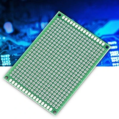 Image of 10 Piece DIY PCB Prototype, Printed Circuit Board, Double Sides for Soldering Practice Prototyping