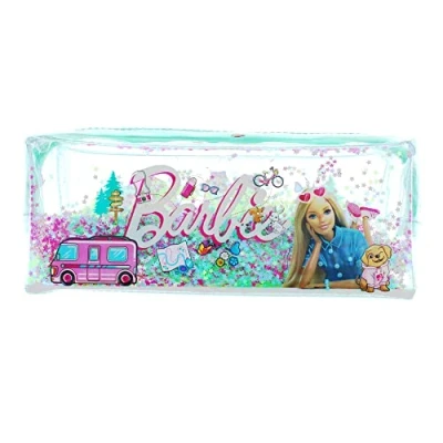 Image of Barbie Pencil Case School Clear Gifts Stationery Dolls Accessories Girls for