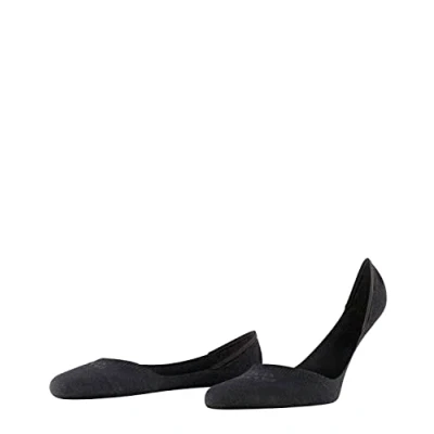 Image of 1 Pair Anthracite Melange Cool 24/7 Cotton Invisible Socks Men&#039;s 8.5 9.5 Mens Falke