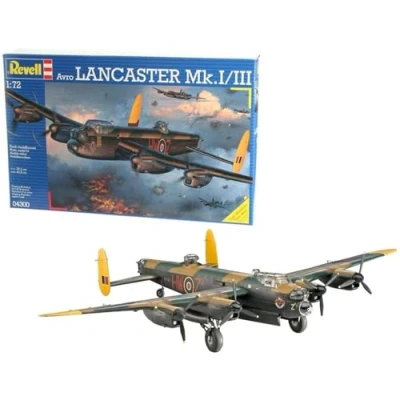 Image of Revell 04300 Lancaster Mk.I/III 1:72 Scale Unbuilt/Unpainted Plastic Model Kit