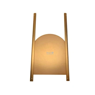 Image of Deluxe Curved Metal Chicken Coop Door with Runners