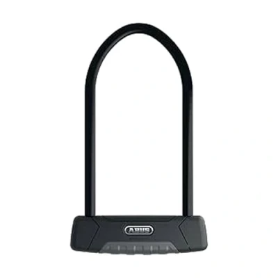 Image of ABUS U Lock Granit Plus 470 + EaZy KF Bracket, Bike with Parabolic Shackle, Security Level 12, Black