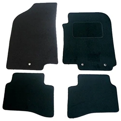 Image of JVL 2475 Fully Tailored Carpet Car Mat, Set of 4, Black