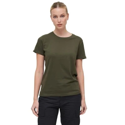 Image of Brandit Print Tshirt, Women&#039;s, Size: Medium, Olive