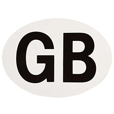 Image of Xtremeauto Magnetic GB (Great Britain) Travelling Bumper/Boot Badge Sticker Plate