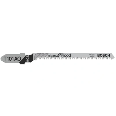 Image of Bosch 3x Jigsaw Blade T 101 AO Clean for Wood (for Soft Wood, Curved Cuts, Professional Accessories Jigsaw)