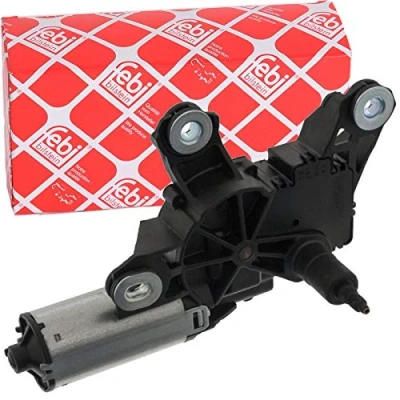 Image of 8E9955711, 8E9955711A, 8E9955711B, 8E9955711C, 8E9955711D Wiper Motor FEBI BILSTEIN 100735 12V Rear AUDI: Q7, A3 Sportback, A4 B7 Avant