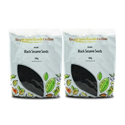 Image of Organic Black Sesame Seeds 1kg (BWFO)