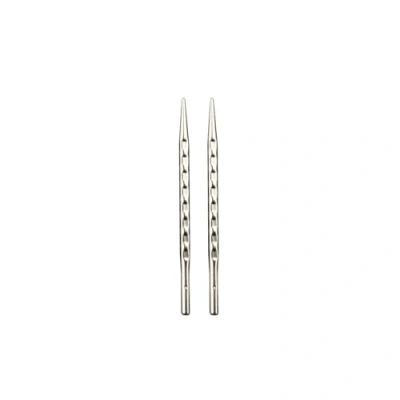 Image of Addi Click Novel Lace Short Tips 4.00mm, Metal, 4mm (UK 8 / US 6)