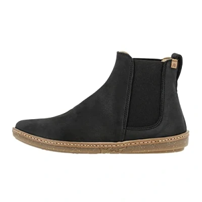 Image of El Naturalista Women&#039;s N5310 Coral Ankle Boots, Black, 3 UK