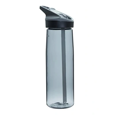 Image of Laken Tritan Sport BPA Free Wide Mouth Water Bottle w/Flip Straw Cap 25oz 750ml Granite