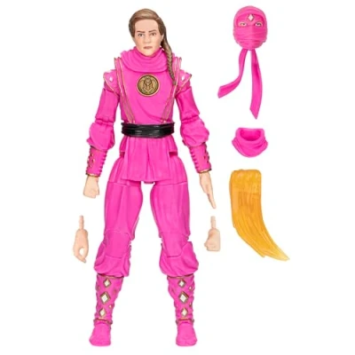 Image of Hasbro Power Rangers x Cobra Kai Ligtning Collection figurine Morphed Samantha LaRusso Pink Mantis Ranger 15 cm