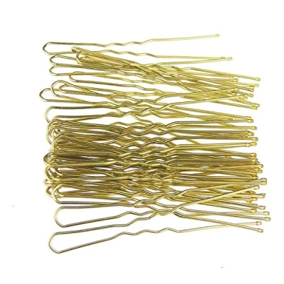 Image of Hairdresser Stylist Blond 6.5cm Bobby Kirby Pins Hair Grips