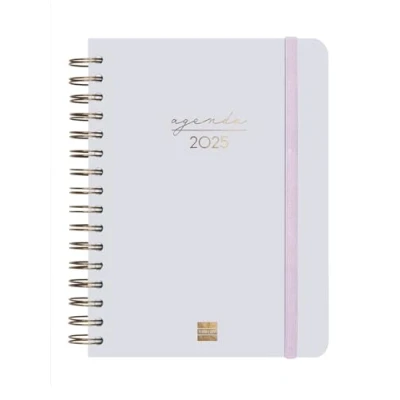 Image of Finocam Spiral Soul 2025 Page A Day Diary January December (12 Months) Lilac International