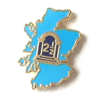 Image of Orange Lodge Order Scotland 2.5 Gold Plated Small Enamel Lapel Pin Badge (K155)