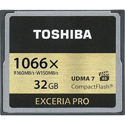 Image of Toshiba Exceria Pro C501 32GB Compact Flash Memory Card 160 MB/s 4K HD THN C501G0320E6