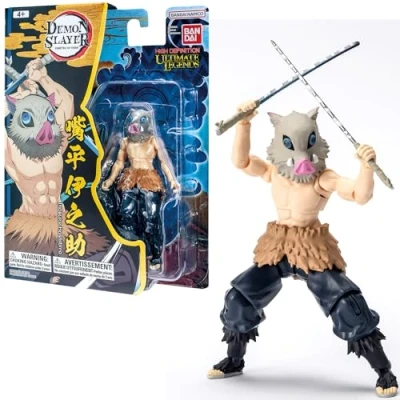 Image of BANDAI Ultimate Legends HD Demon Slayer Action Figure 12 cm Inosuke Hashibira Official Licence VE88962