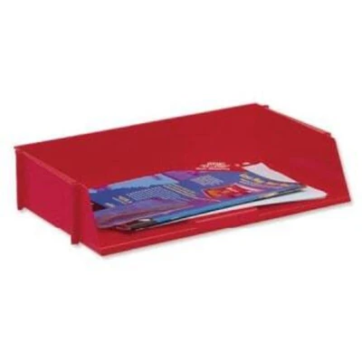 Image of Five Star 5 Wide Entry Letter Tray Red