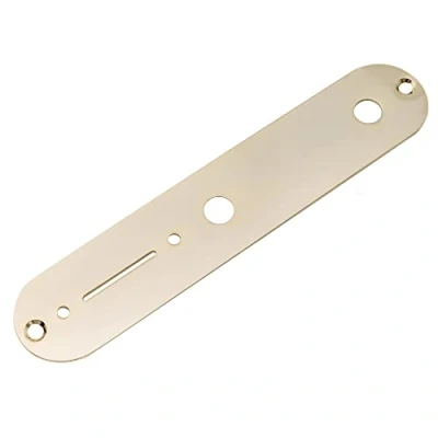 Image of Musiclily Pro 32mm Steel Control Plate for Tele Style Electric Guitar, Gold